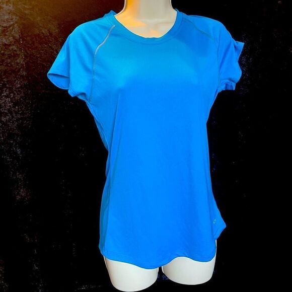 Champion Women’s Semi fitted blue tee Size Small - Picture 1 of 8